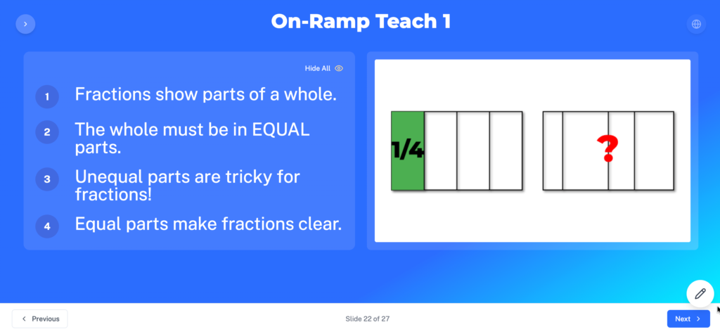 Step 6: On-Ramps and Accelerators